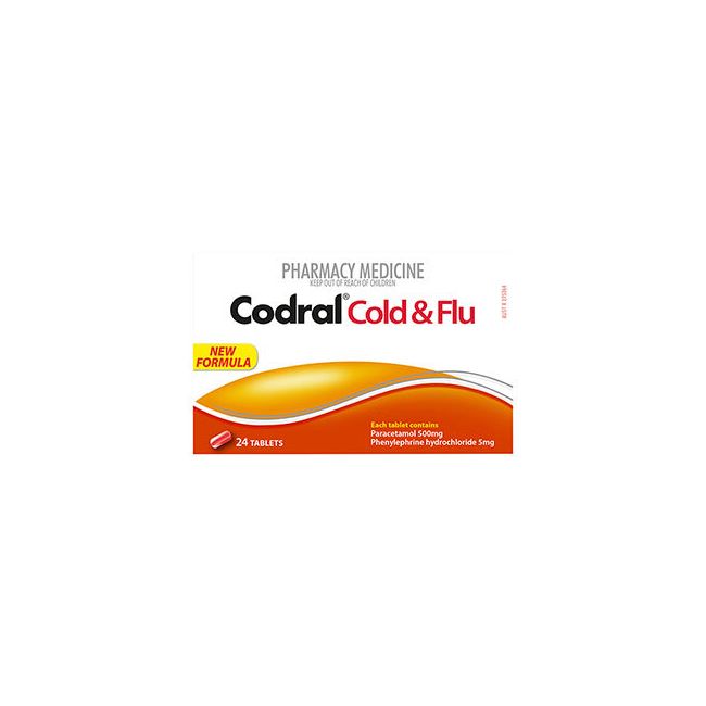 Codral PE Cold & Flu 24 Tablets (S2) - The Online Pharmacy