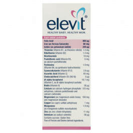 Elevit Pre-Conception & Pregnancy 100 Tablets - The Online Pharmacy